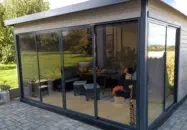 Gartenhausaufbau 