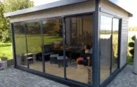 Gartenhausaufbau 